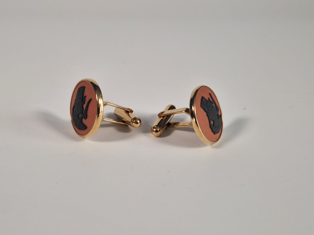 A pair of cufflinks from Wedgewood