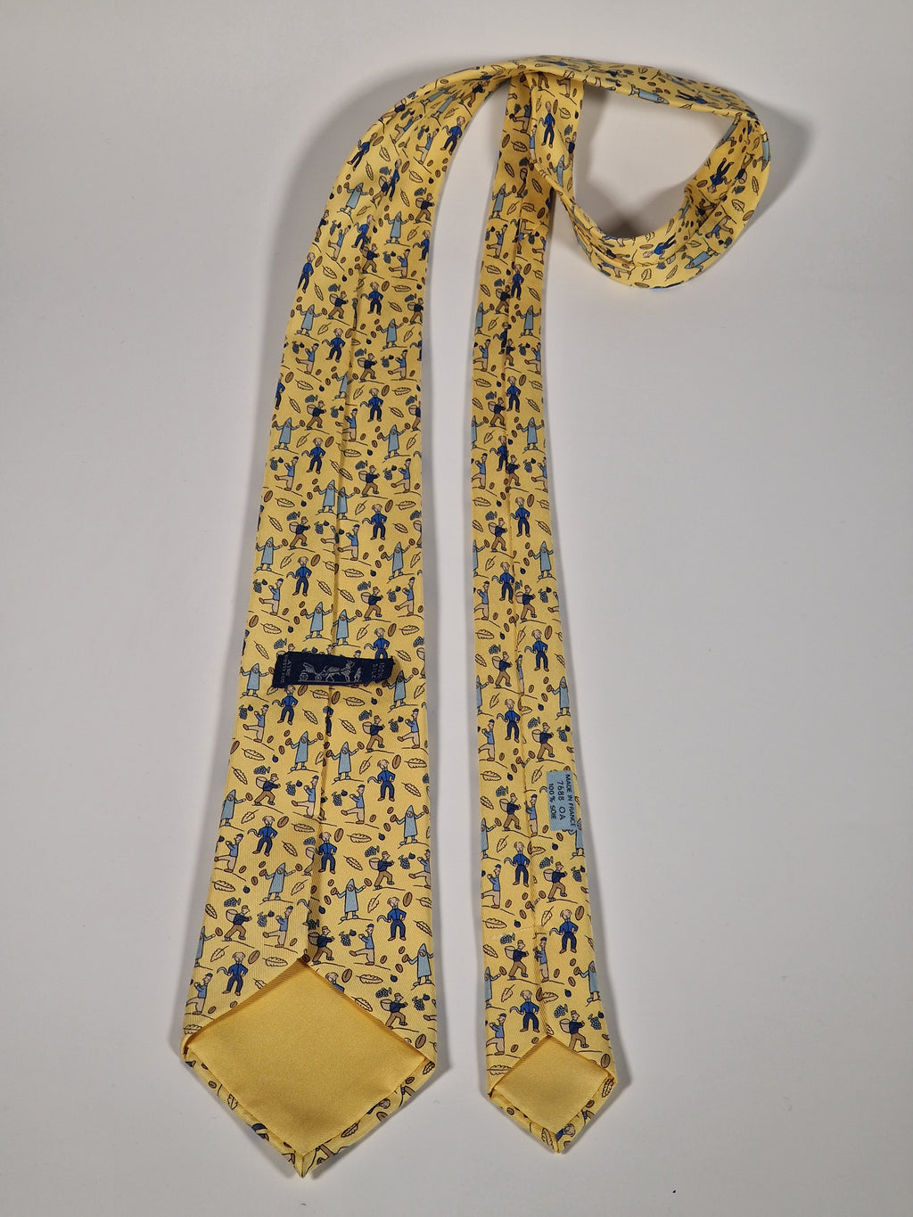 Hermès 7688 OA Tie "Les Vendanges"