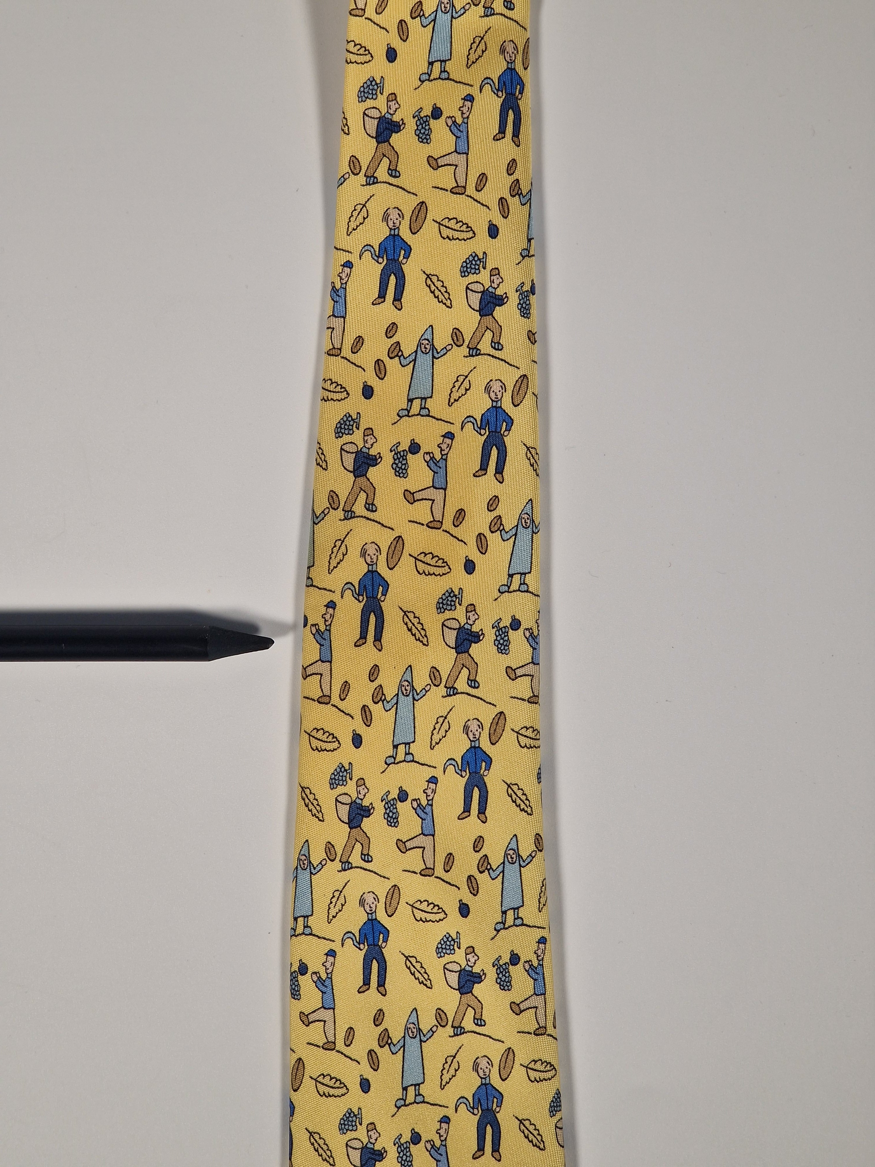 Hermès 7688 OA Tie "Les Vendanges"