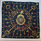 Hermés Scarf carre 90 "Les Clefs"