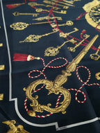 Hermés Scarf carre 90 "Les Clefs"