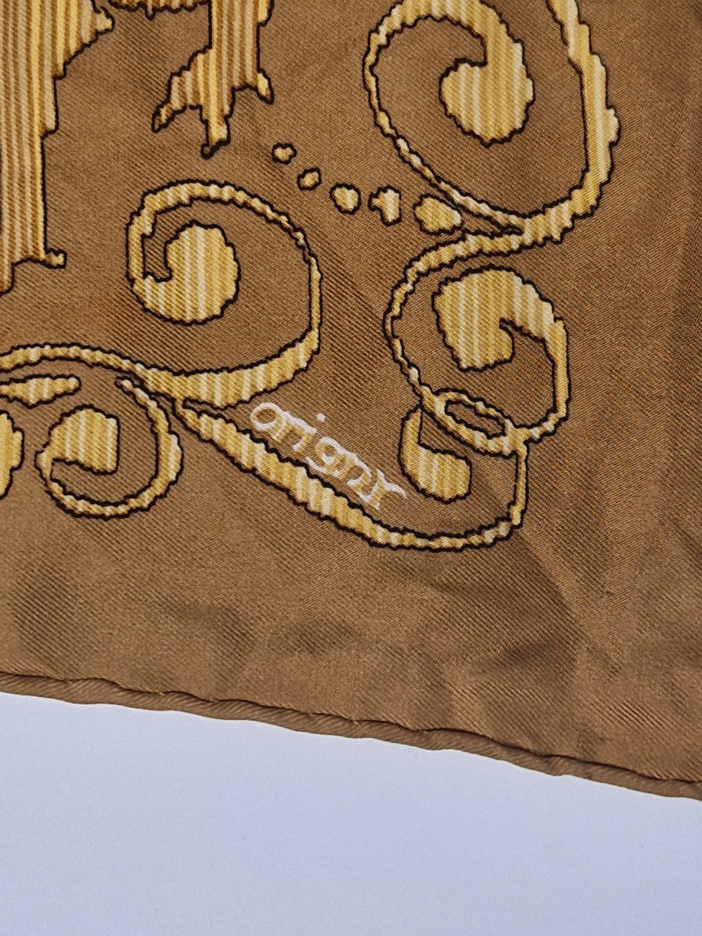 Vintage Hermés Scarf "Hourvari", by Henri d’Origny