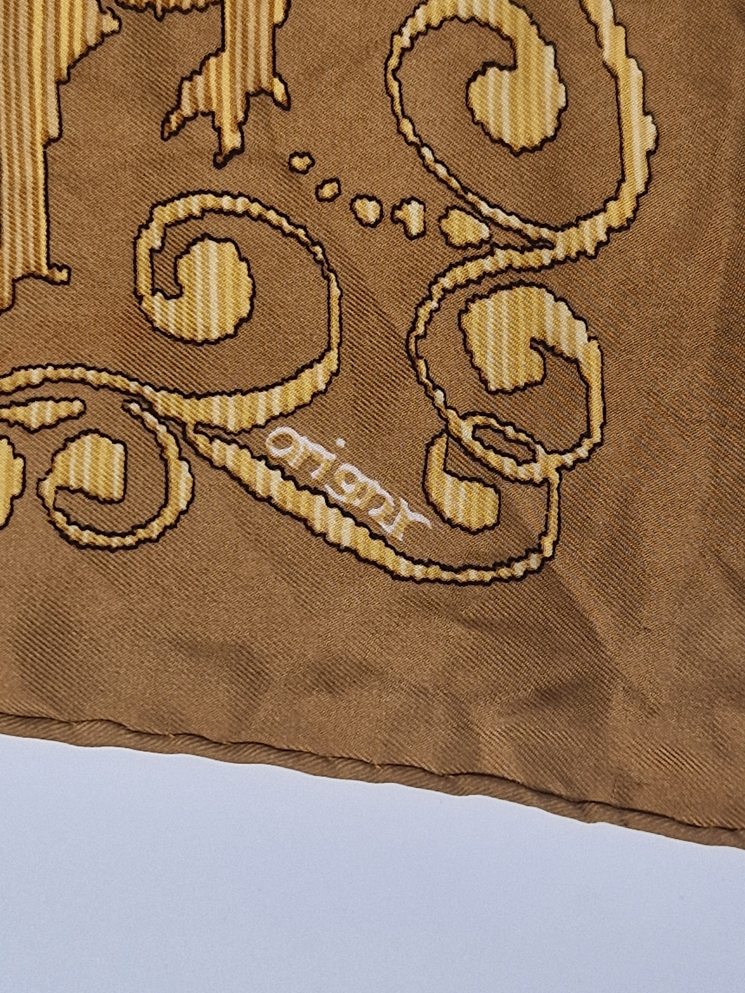 Vintage Hermés Scarf "Hourvari", by Henri d’Origny