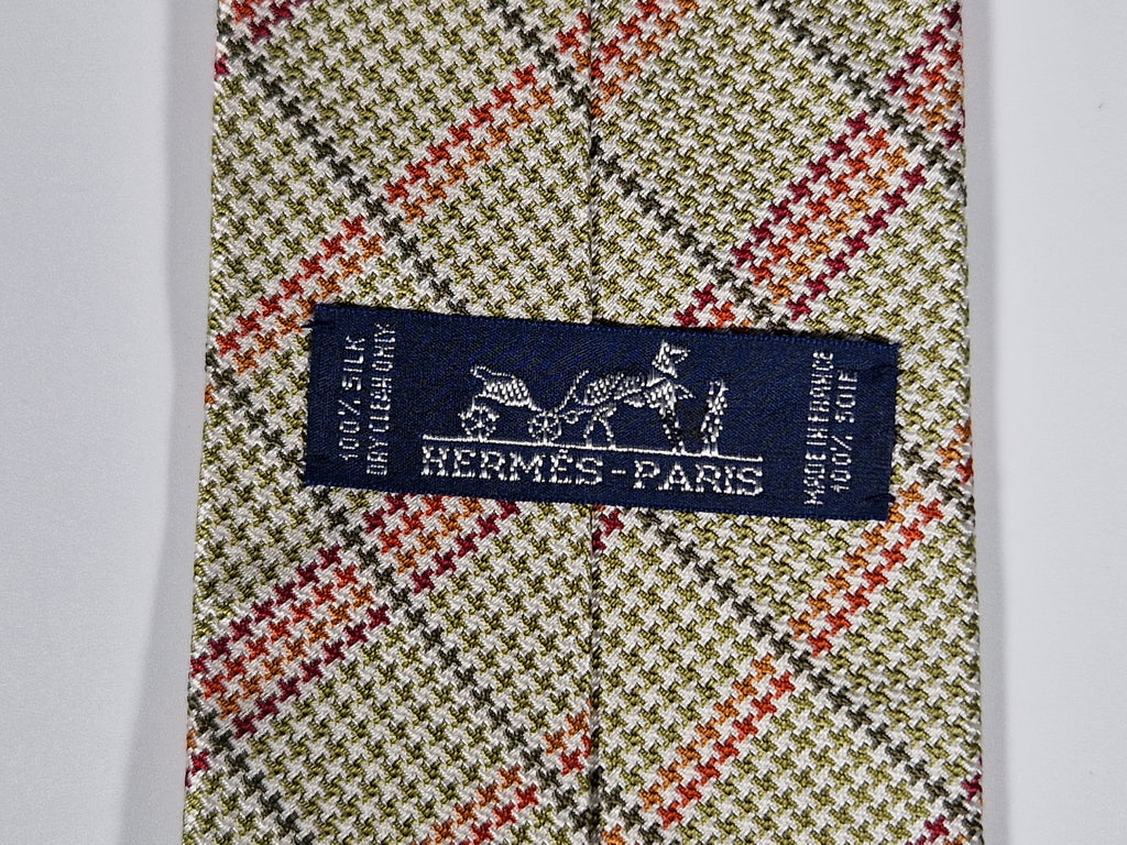 Hermes vintage Jaquard Tie
