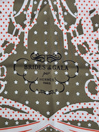 Hermès bandana 55 "Brides de gala a pois"