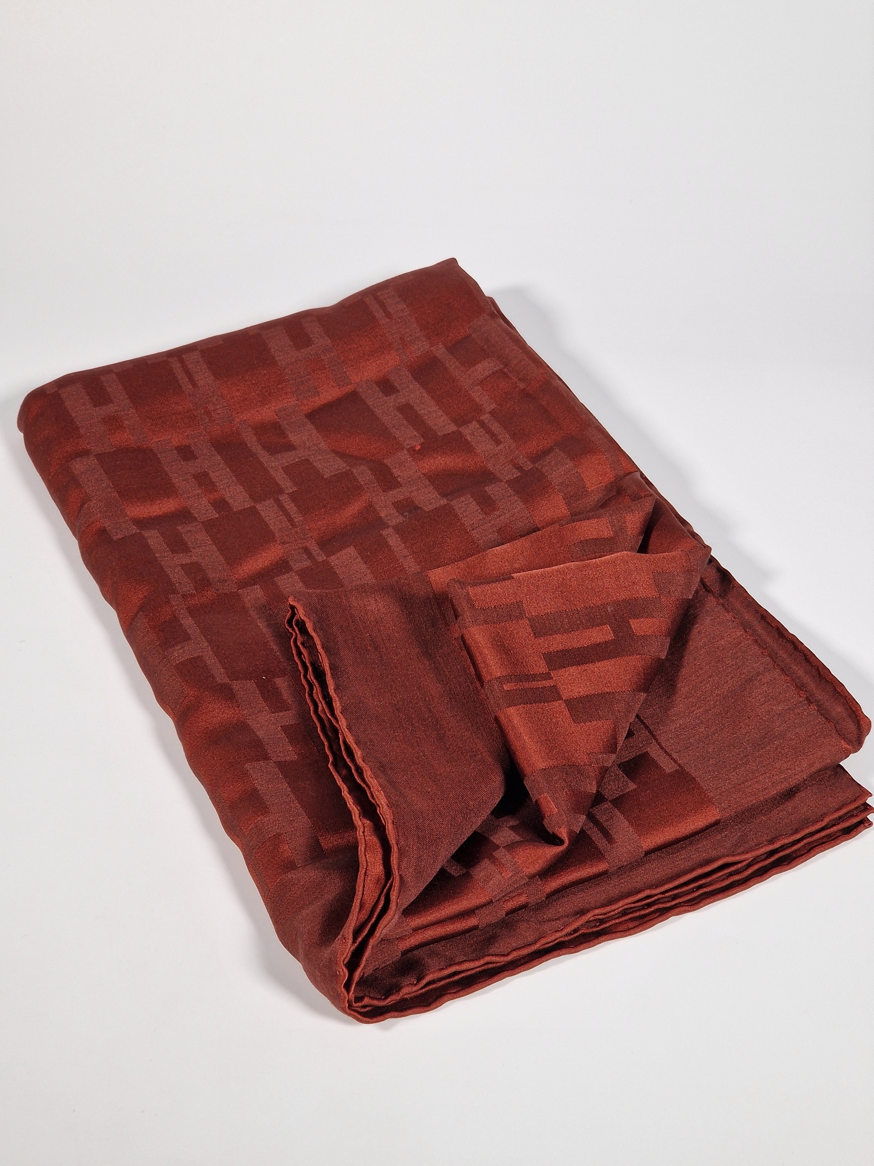 Hermès Faconnee Grand H Stole 75 x 180 cm with box