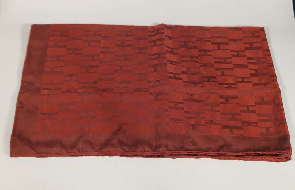 Hermès Faconnee Grand H Stole 75 x 180 cm with box