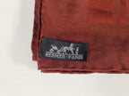 Hermès Faconnee Grand H Stole 75 x 180 cm with box