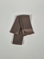 Hermès Silk Scarf Ties brown