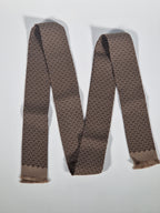 Hermès Silk Scarf Ties brown