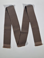 Hermès Silk Scarf Ties brown