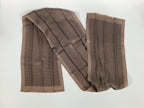 Hermès Silk Scarf Ties brown