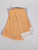 Hermès Silk Scarf Ties Orange/white