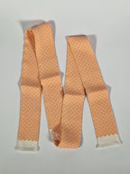 Hermès Silk Scarf Ties Orange/white