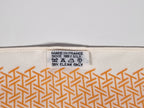 Hermès Silk Scarf Ties Orange/white