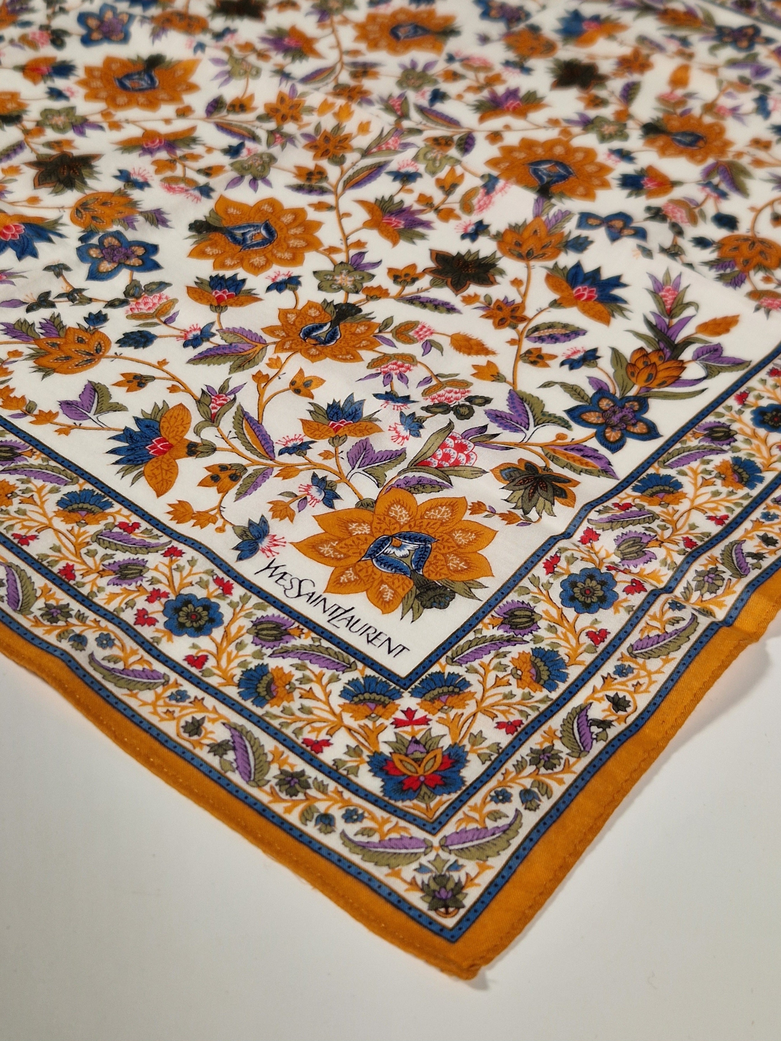 Yves Saint Laurent  cotton handkerchief