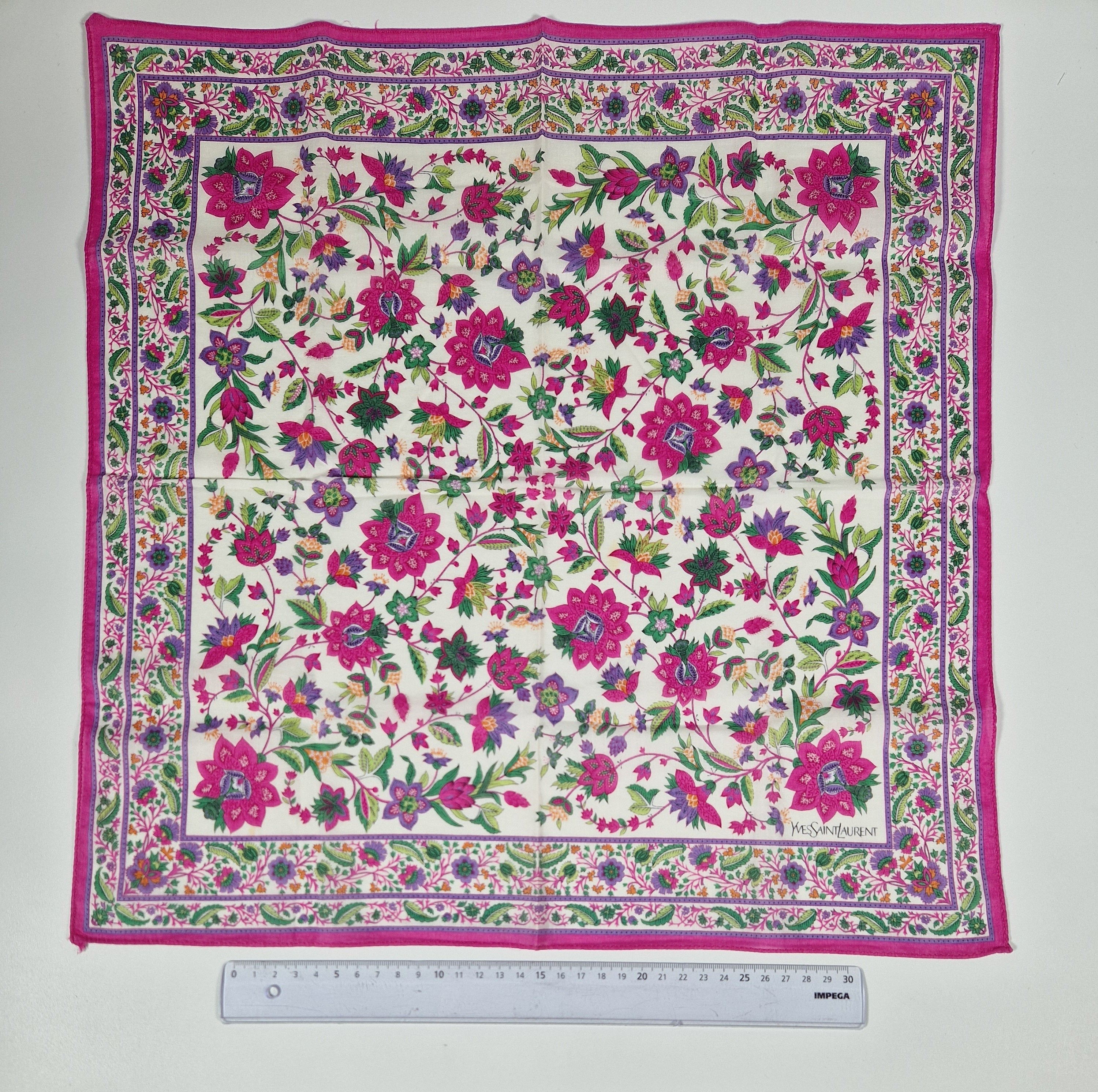 Yves Saint Laurent  cotton handkerchief