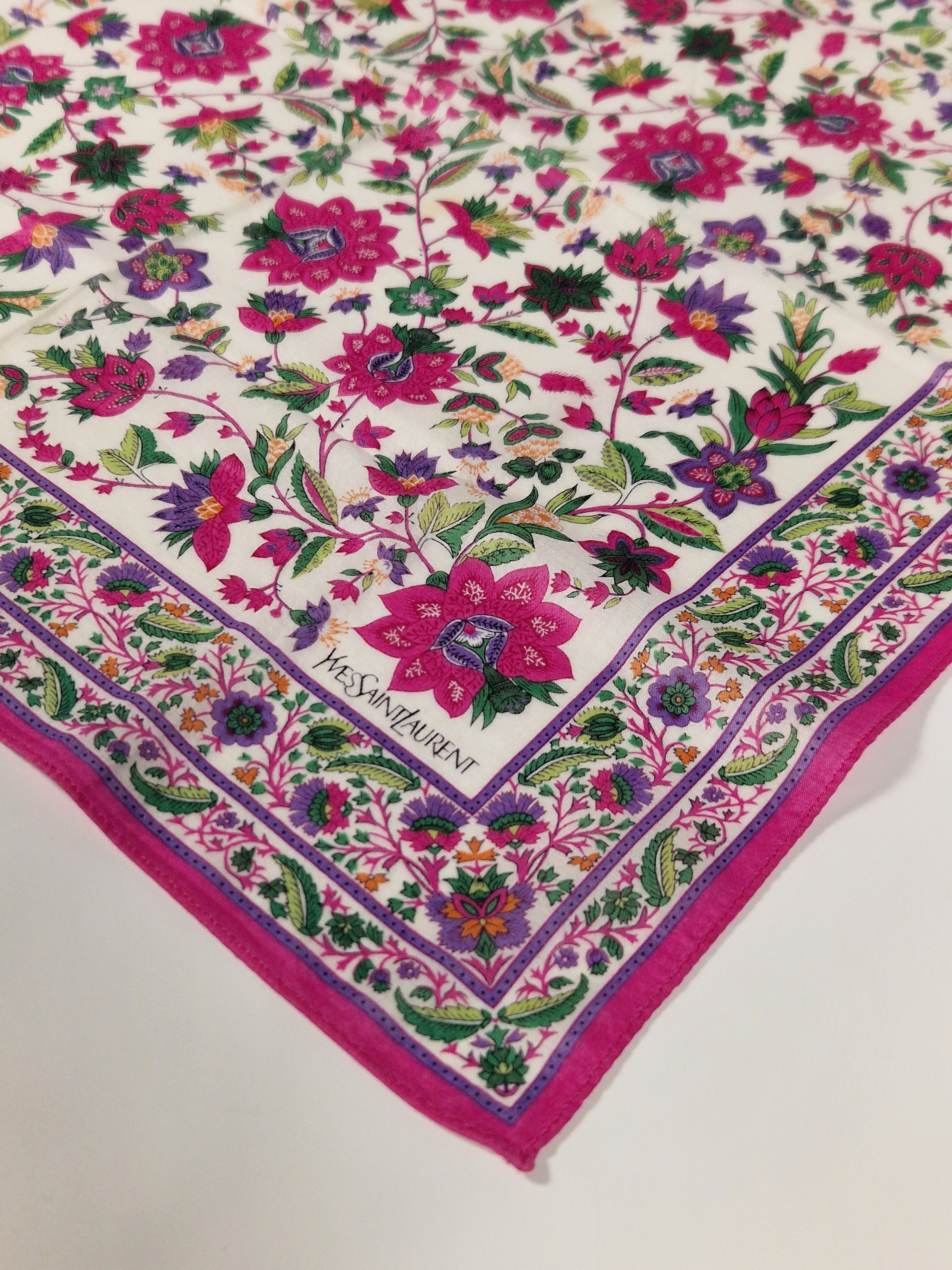 Yves Saint Laurent  cotton handkerchief