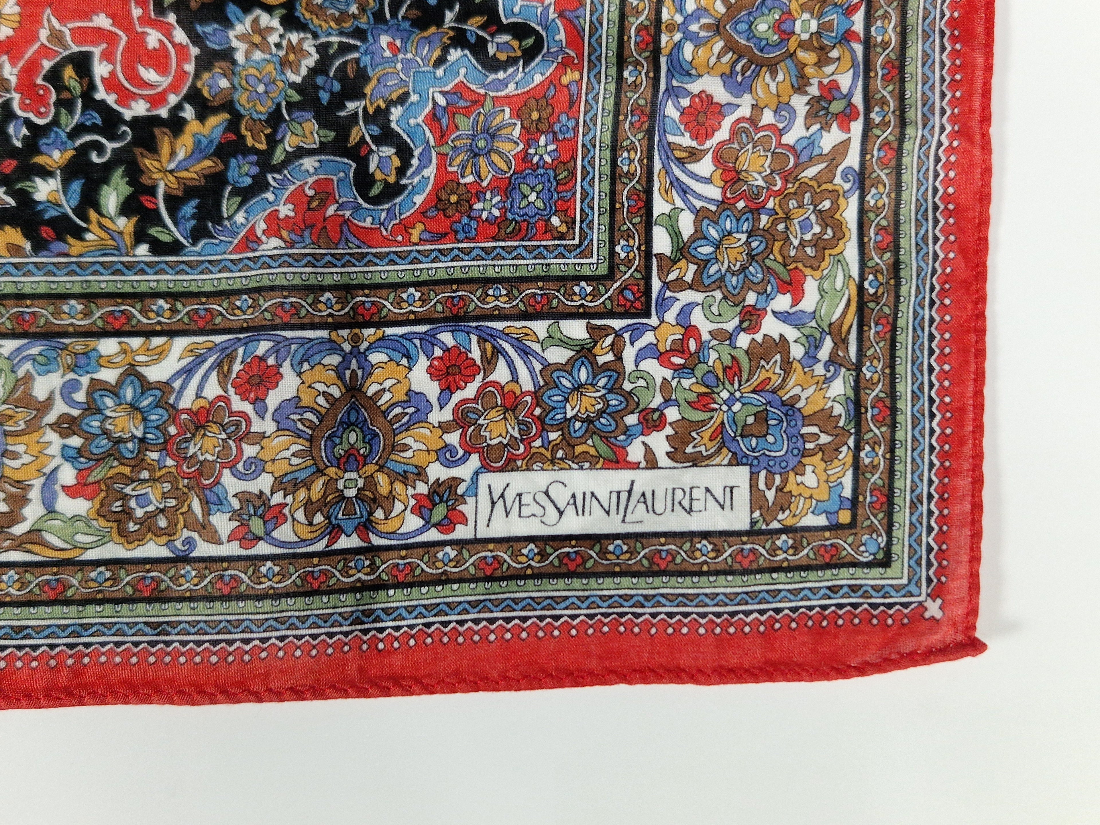 Yves Saint Laurent  cotton handkerchief