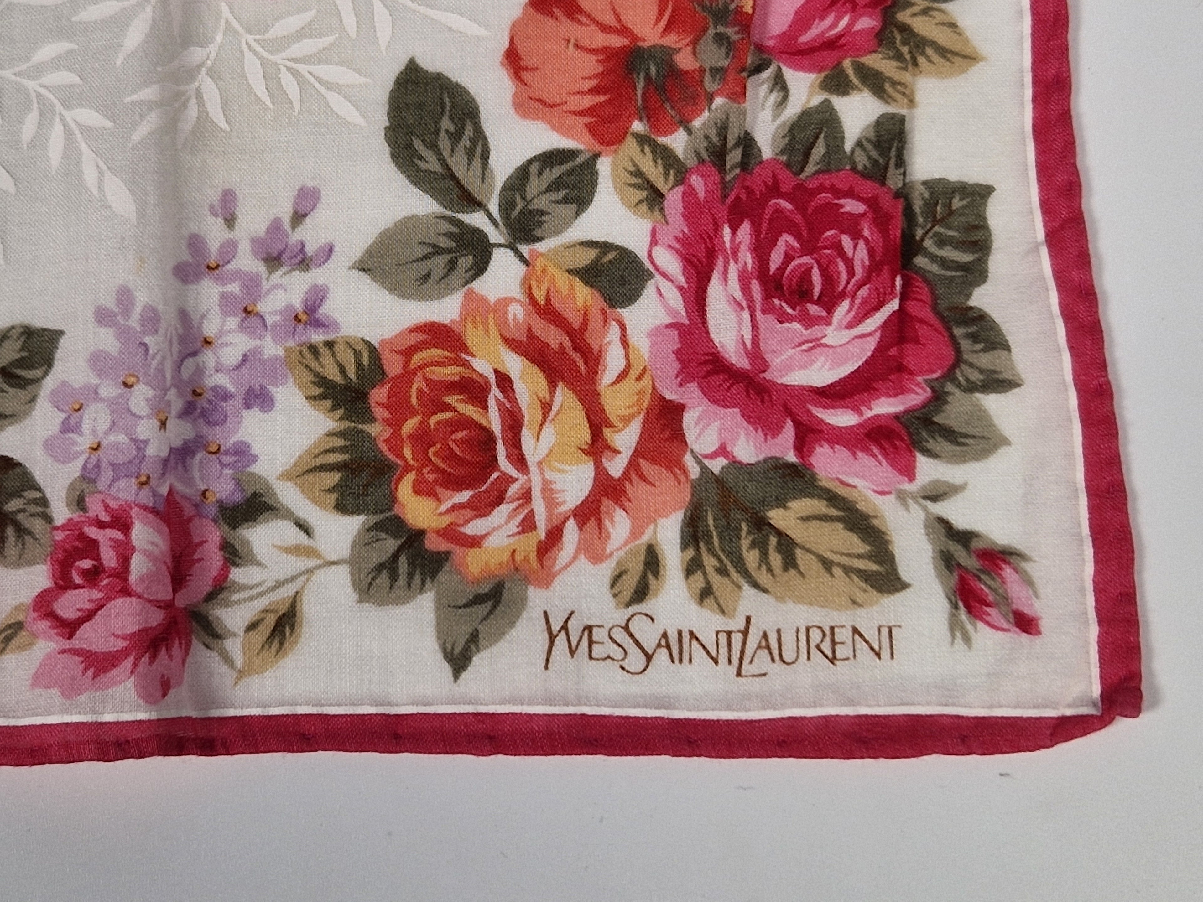 Yves Saint Laurent  cotton handkerchief