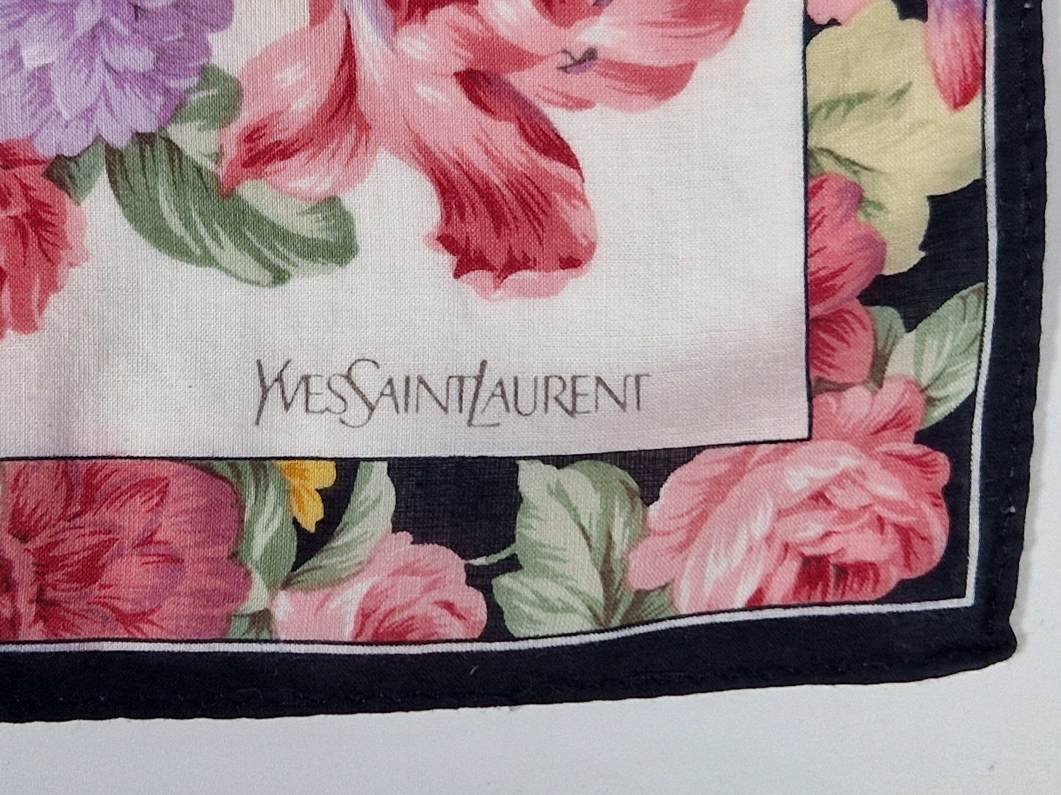 Yves Saint Laurent  cotton handkerchief