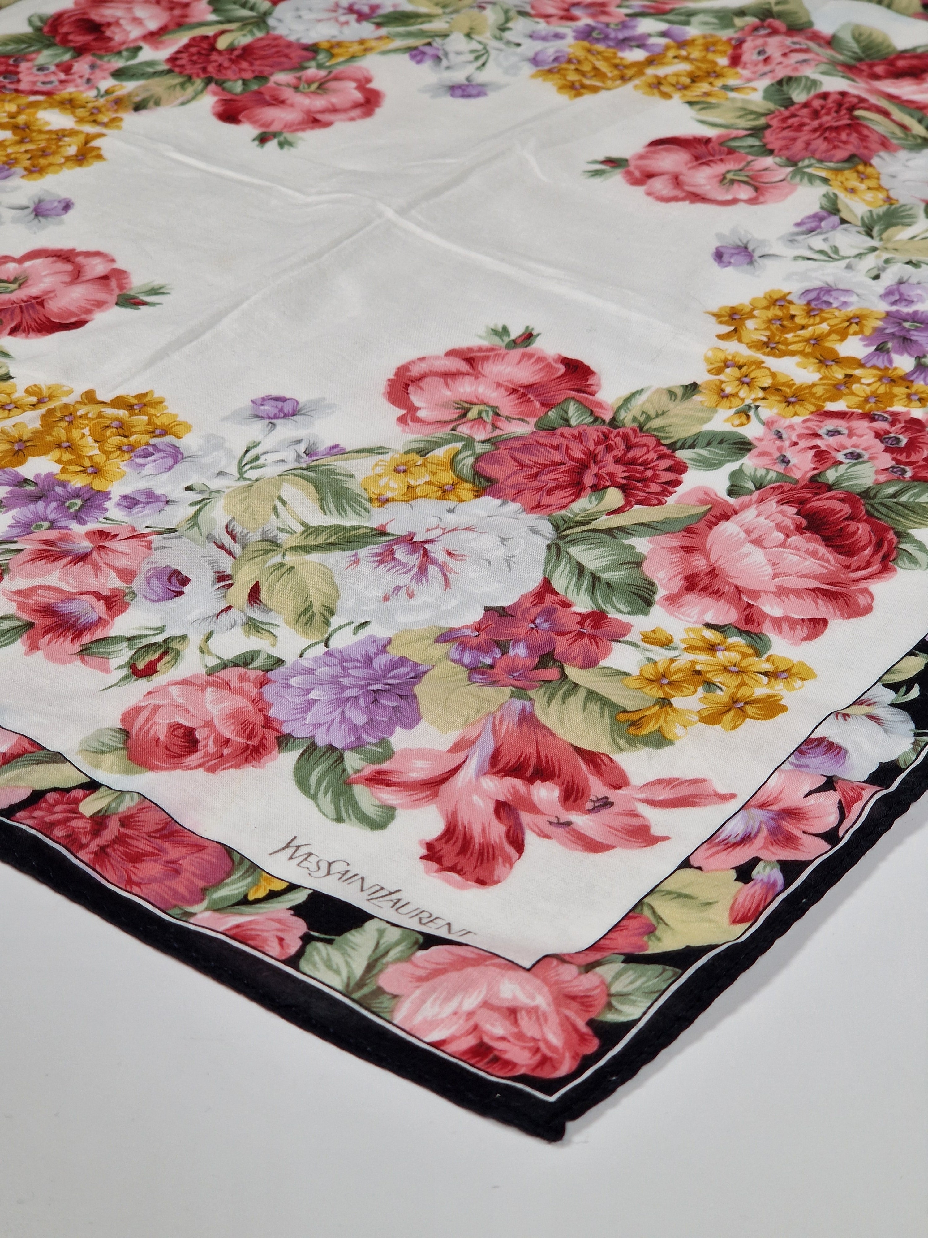 Yves Saint Laurent  cotton handkerchief