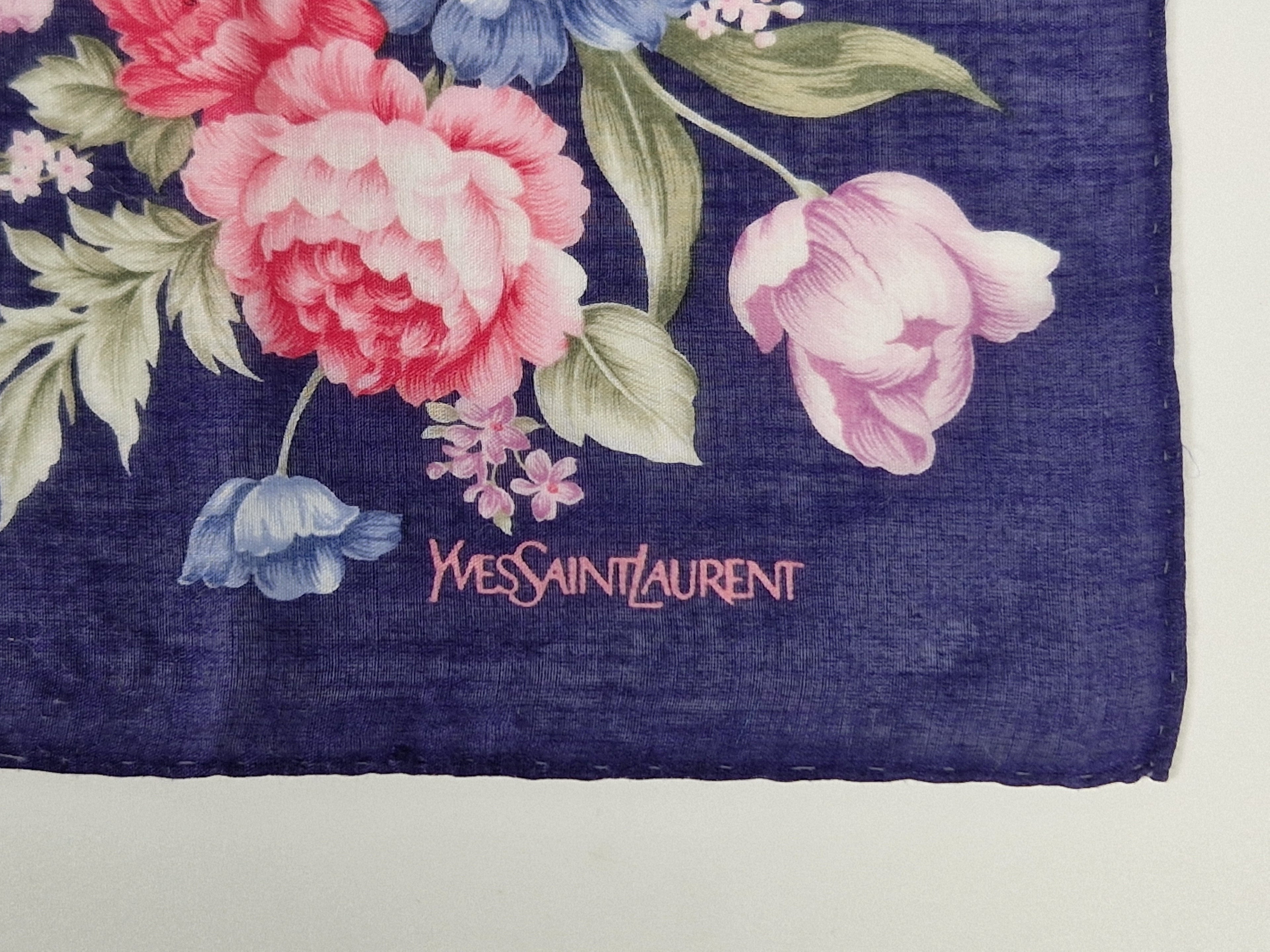 Yves Saint Laurent  cotton handkerchief