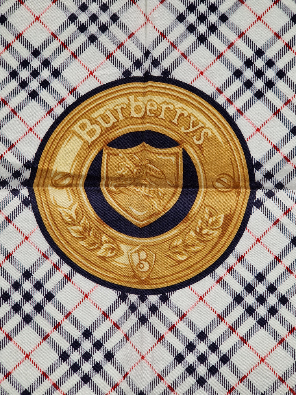 VintageBurberrys cotton handkerchief.