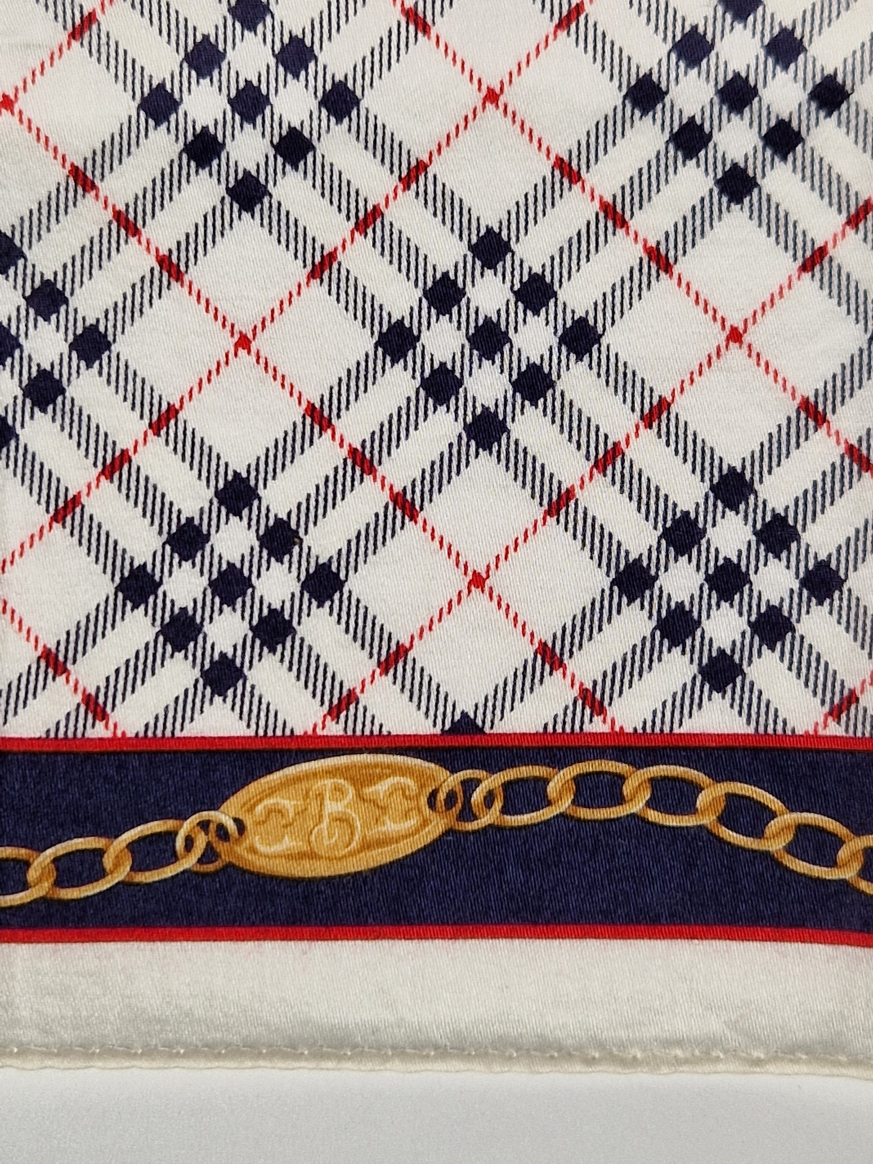 VintageBurberrys cotton handkerchief.