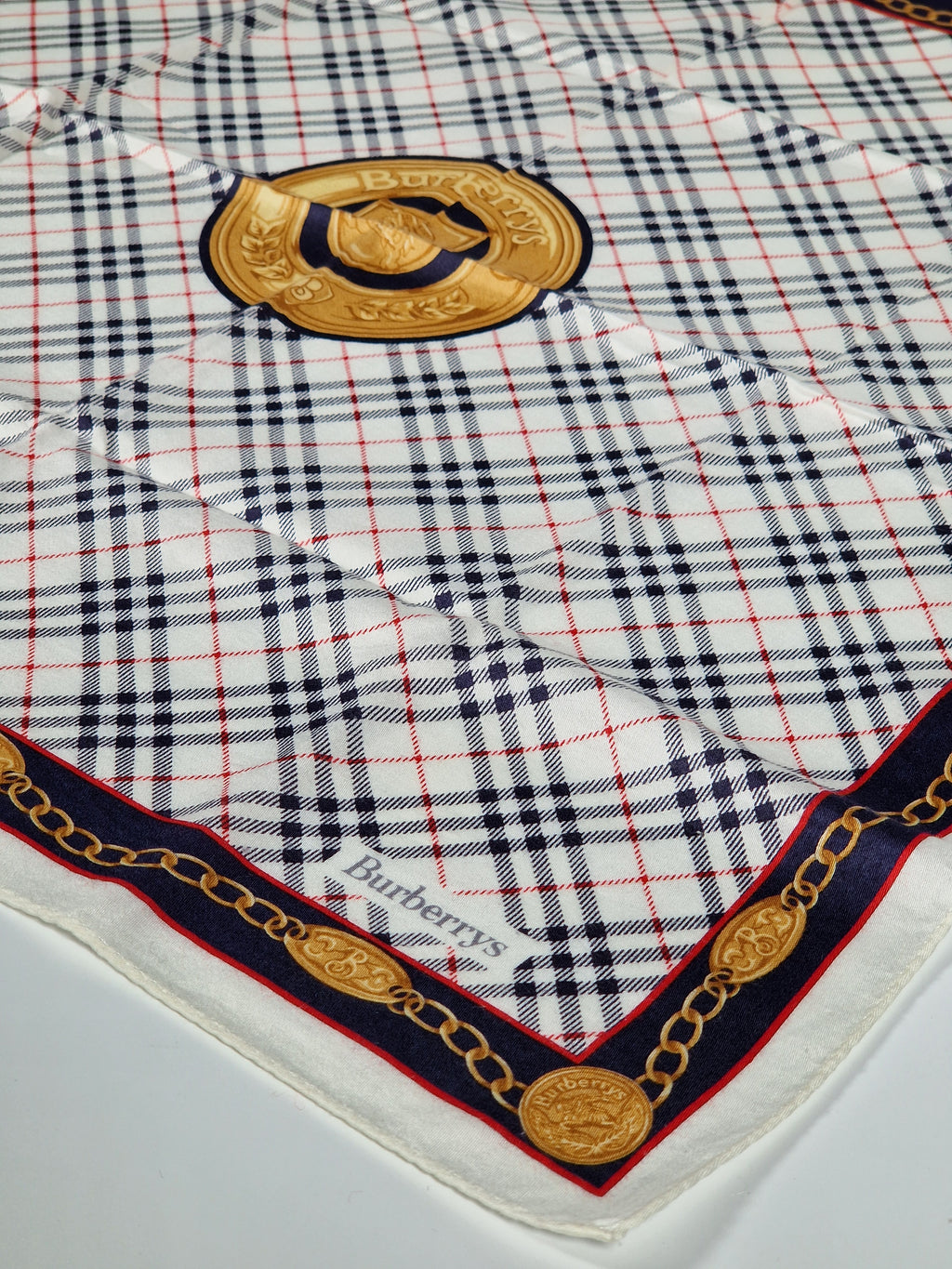 VintageBurberrys cotton handkerchief.
