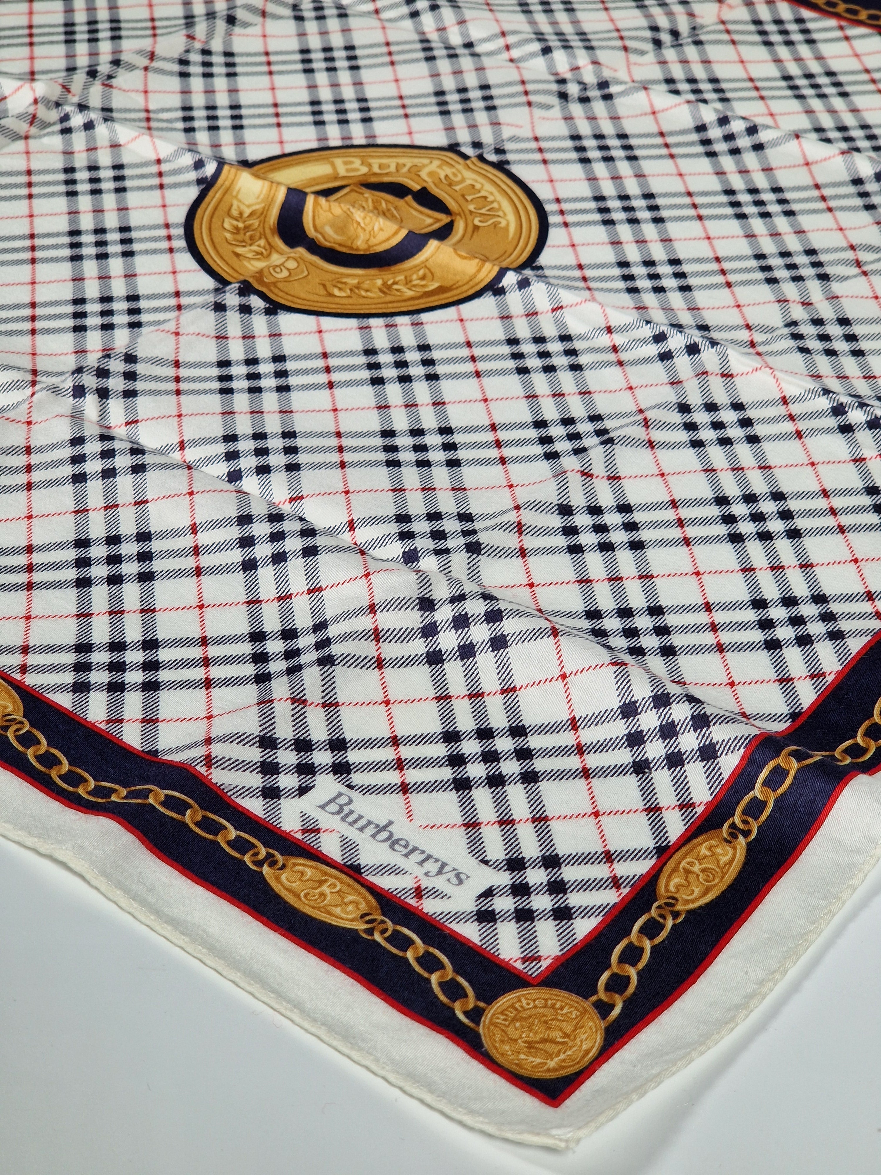 VintageBurberrys cotton handkerchief.