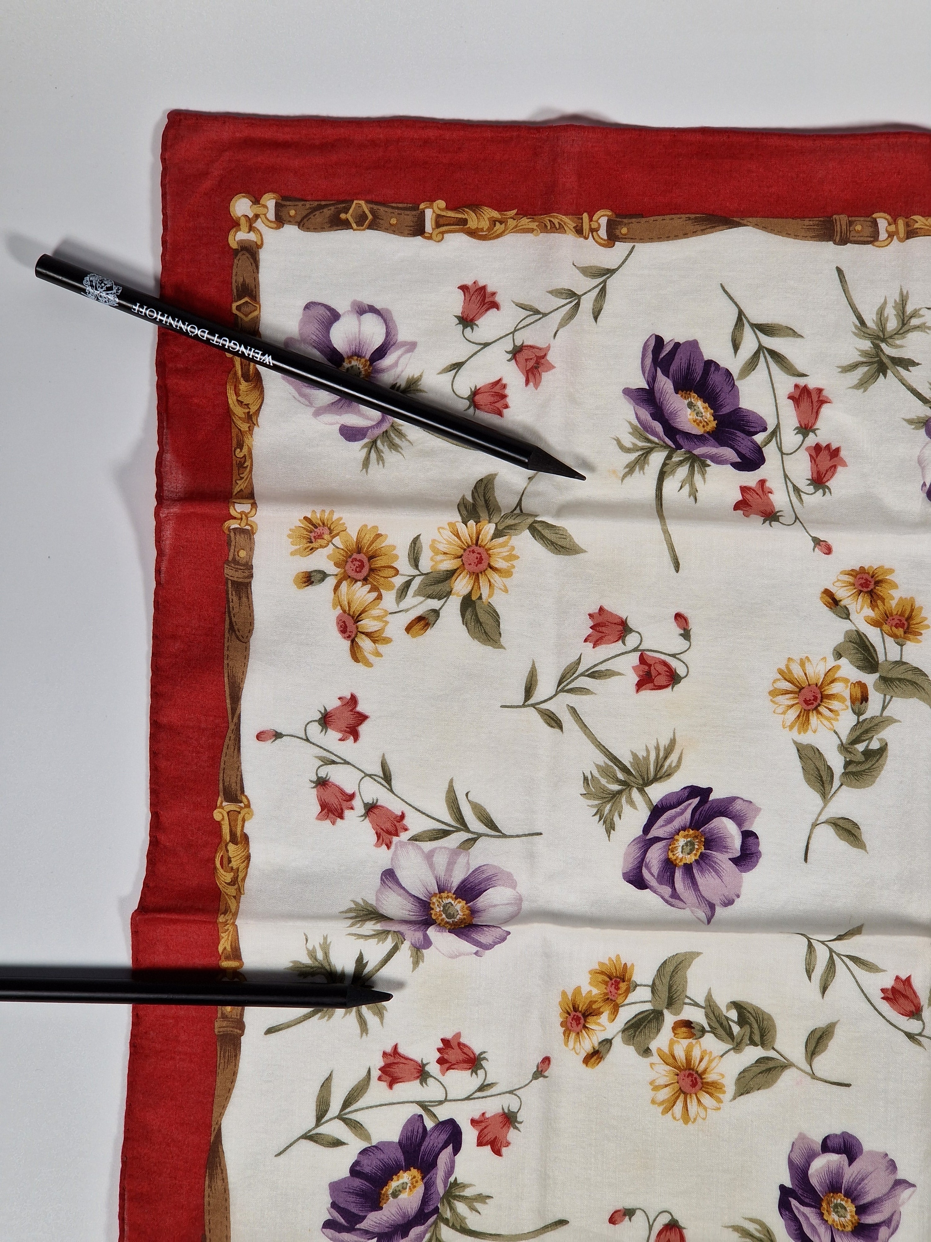 VintageBurberrys cotton handkerchief.