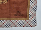 Vintage Burberrys cotton handkerchief.  "Golf in the old times"