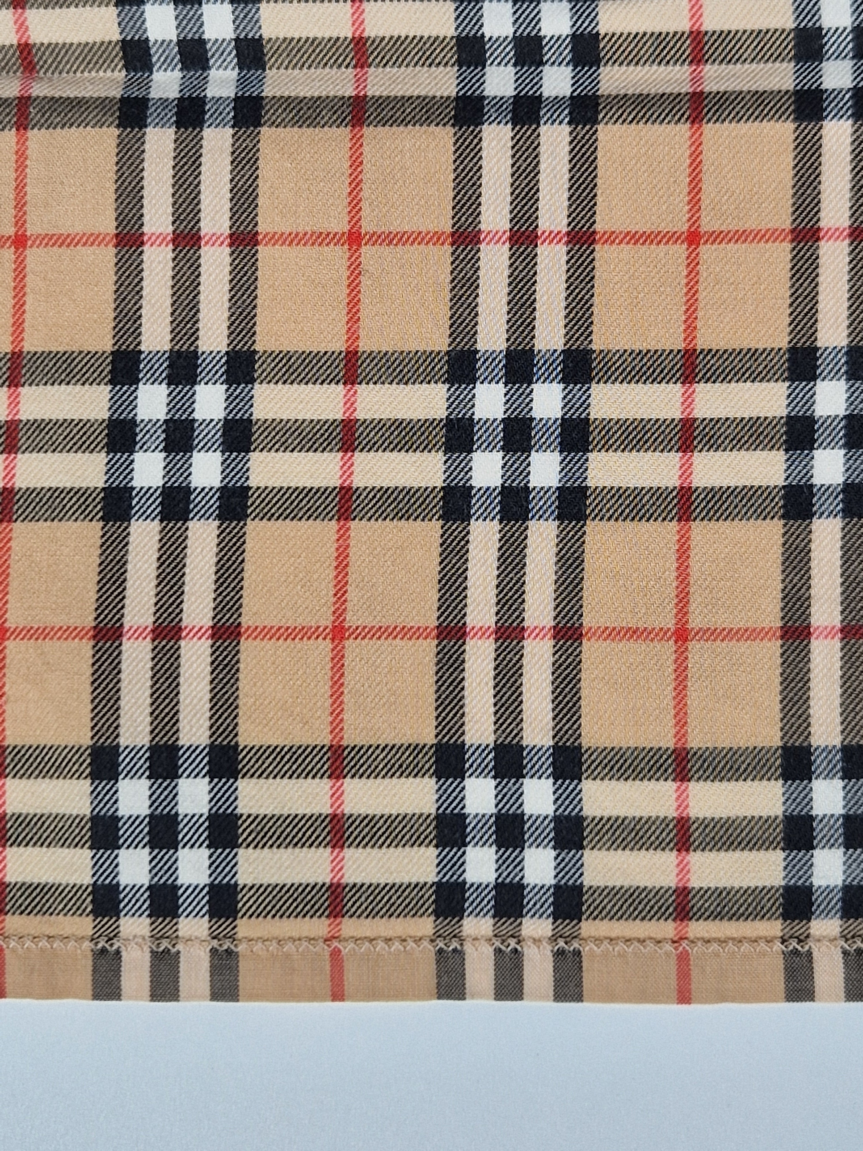 Vintage Burberrys cotton handkerchief.