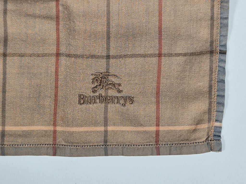 Vintage Burberrys cotton handkerchief.