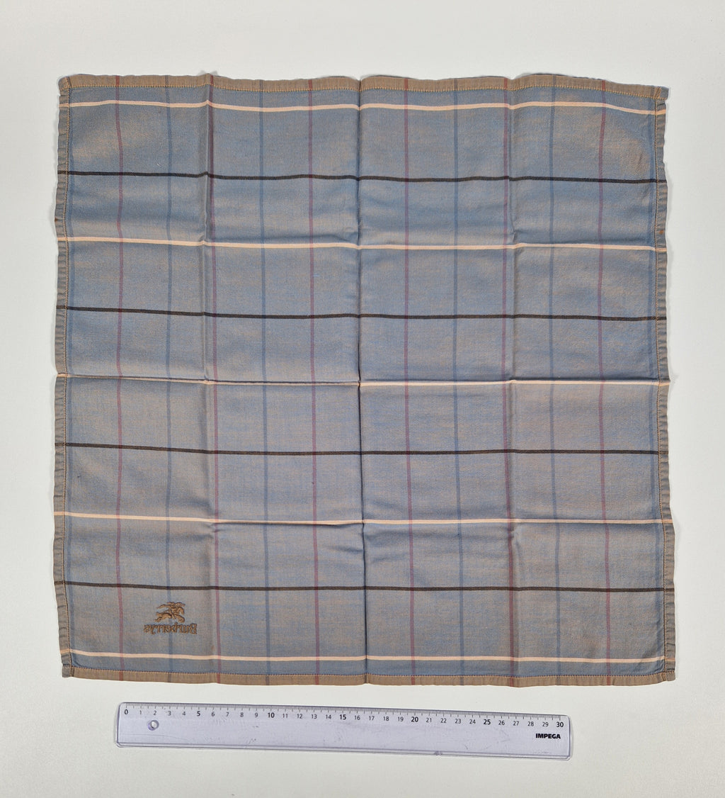 Vintage Burberrys cotton handkerchief.