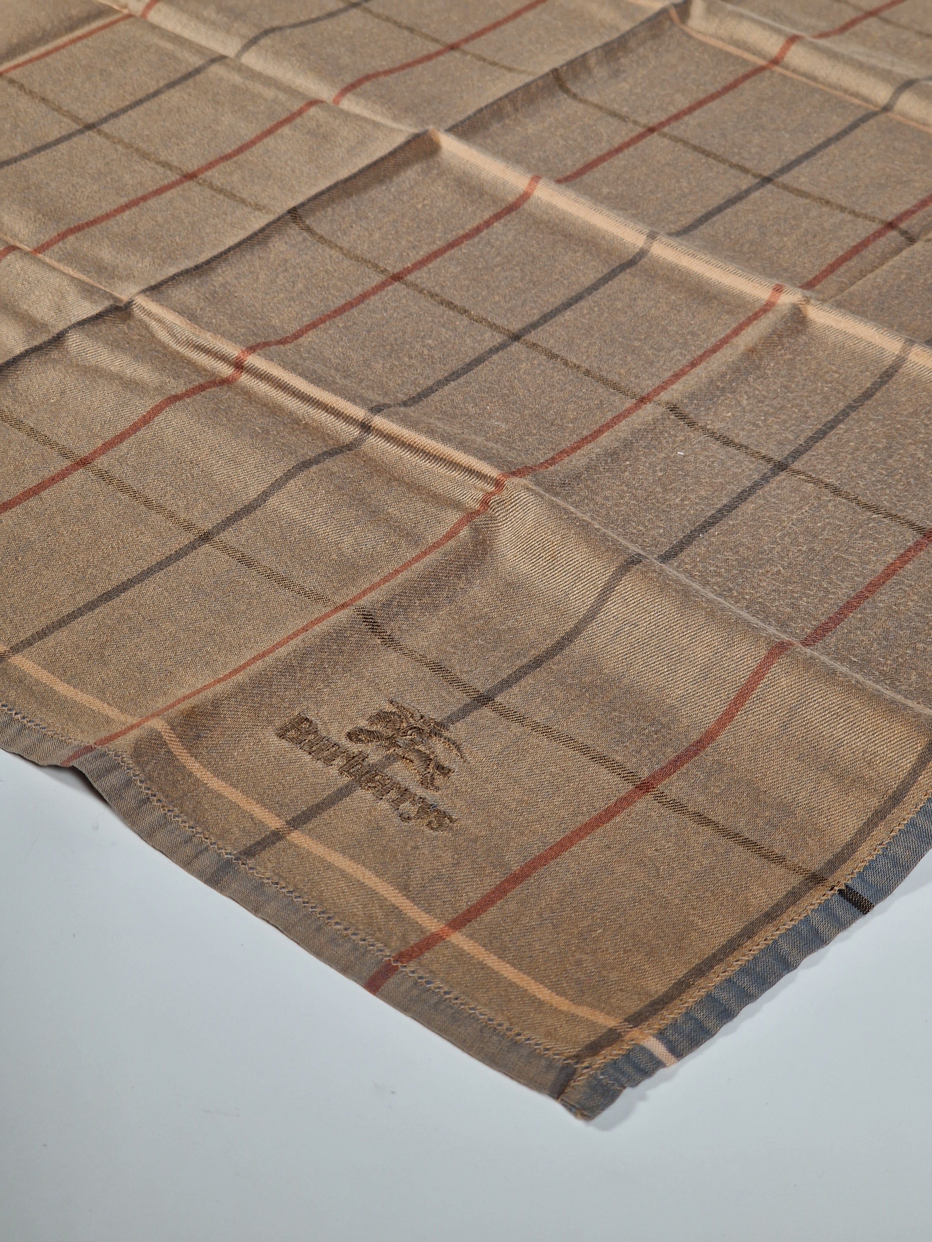 Vintage Burberrys cotton handkerchief.