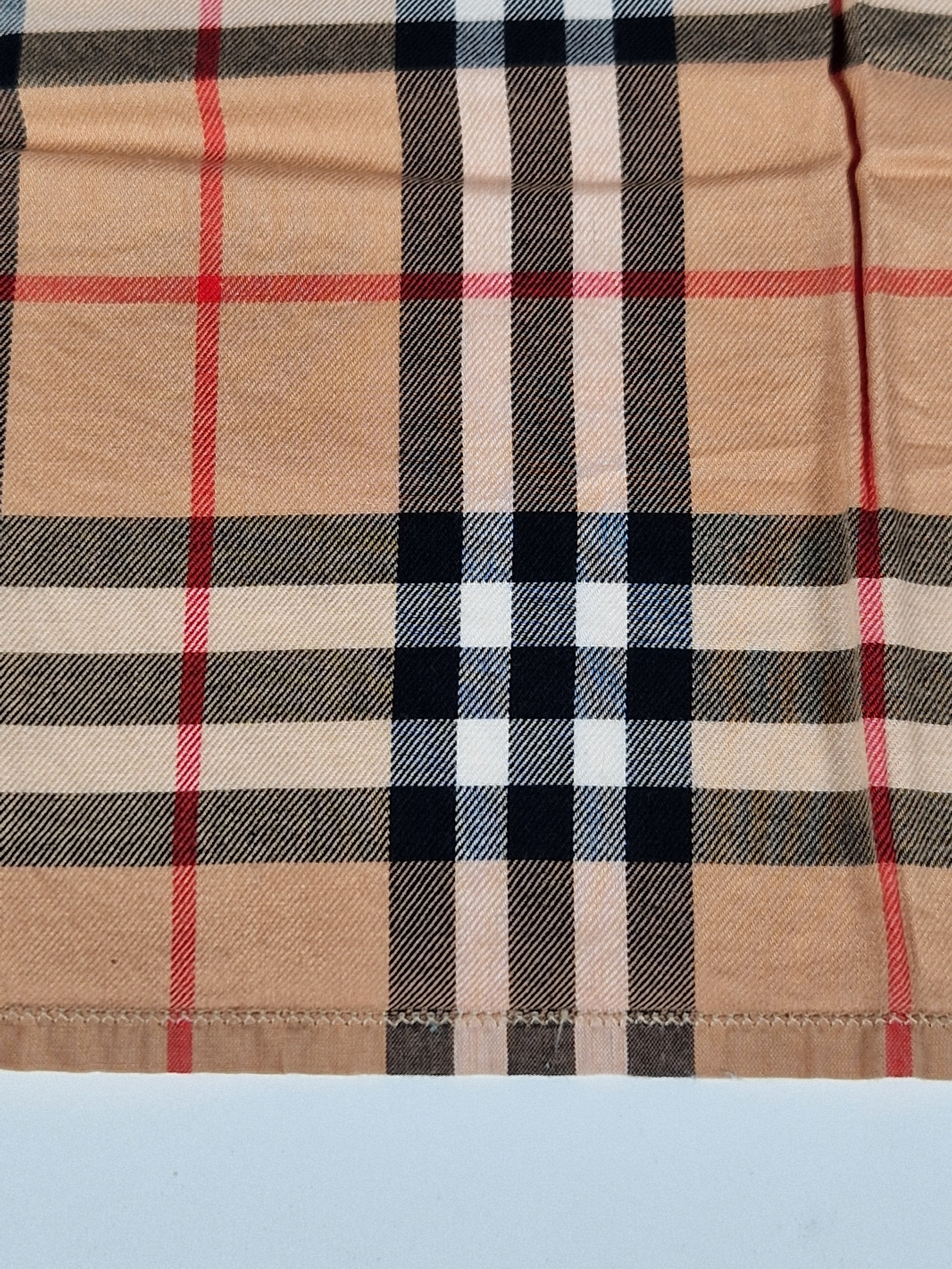 Vintage Burberrys cotton handkerchief.