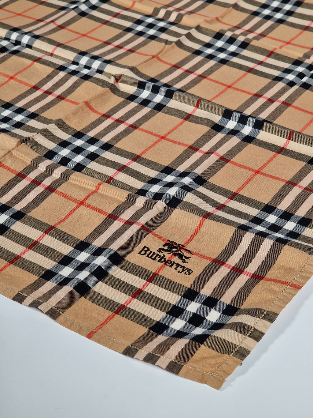 Vintage Burberrys cotton handkerchief.