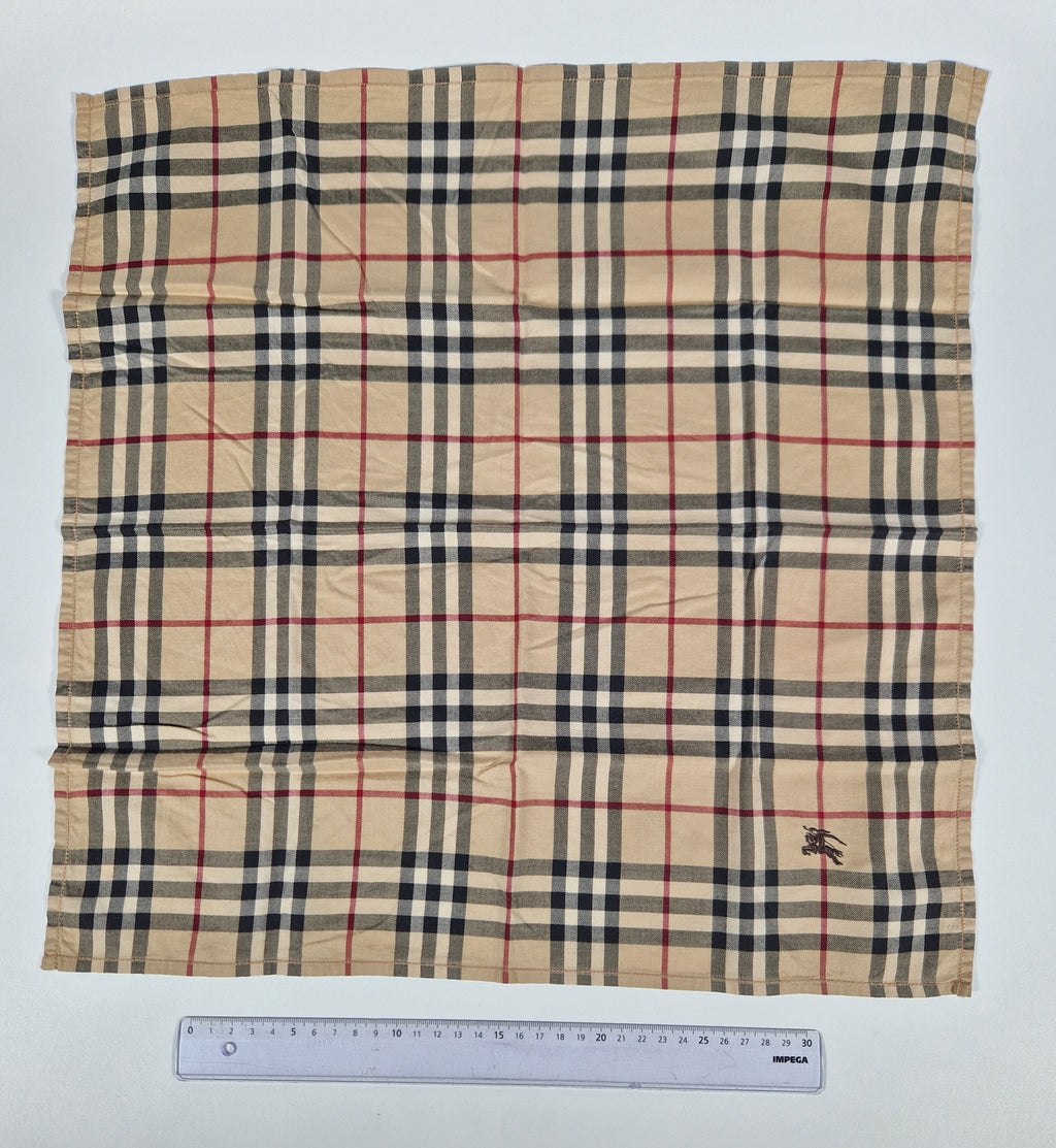 Vintage Burberrys cotton handkerchief.