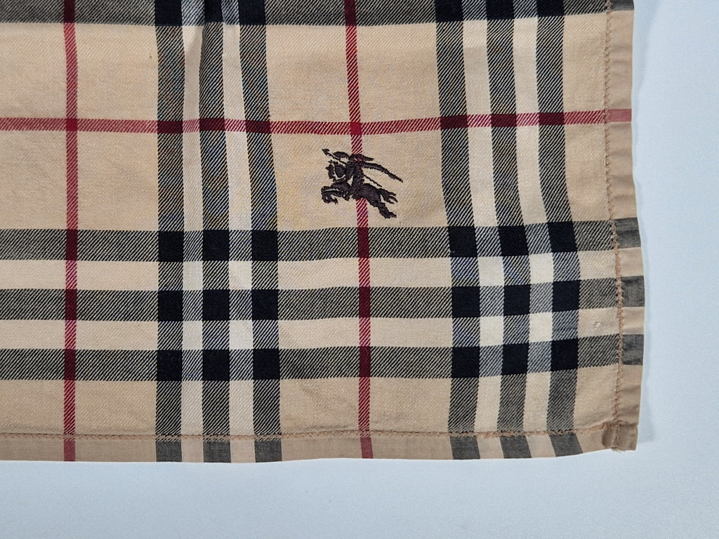 Vintage Burberrys cotton handkerchief.