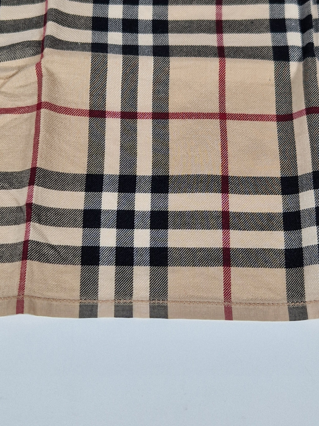 Vintage Burberrys cotton handkerchief.