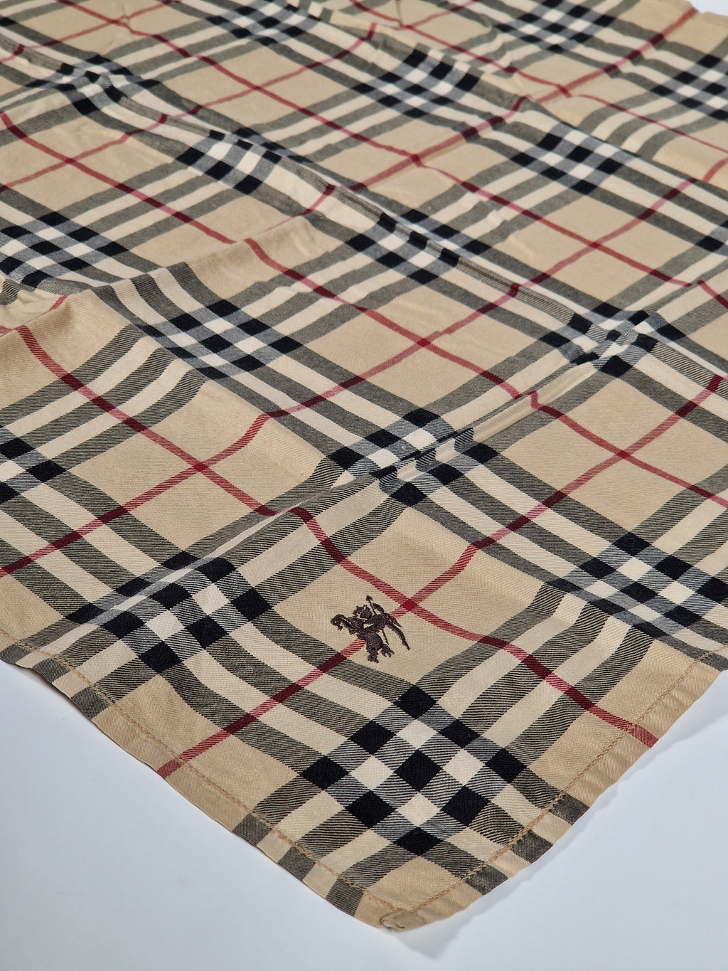 Vintage Burberrys cotton handkerchief.