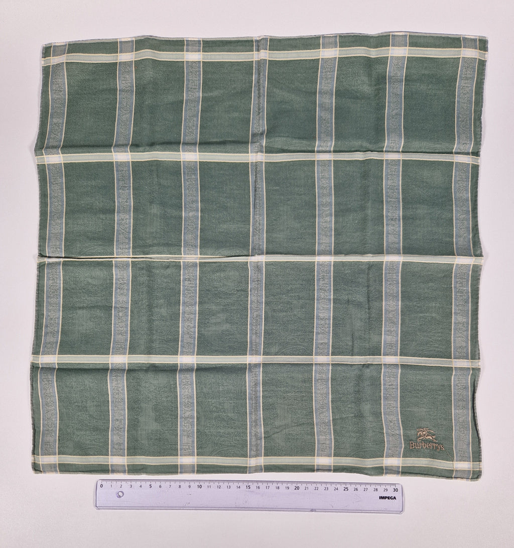 Vintage Burberrys cotton handkerchief.