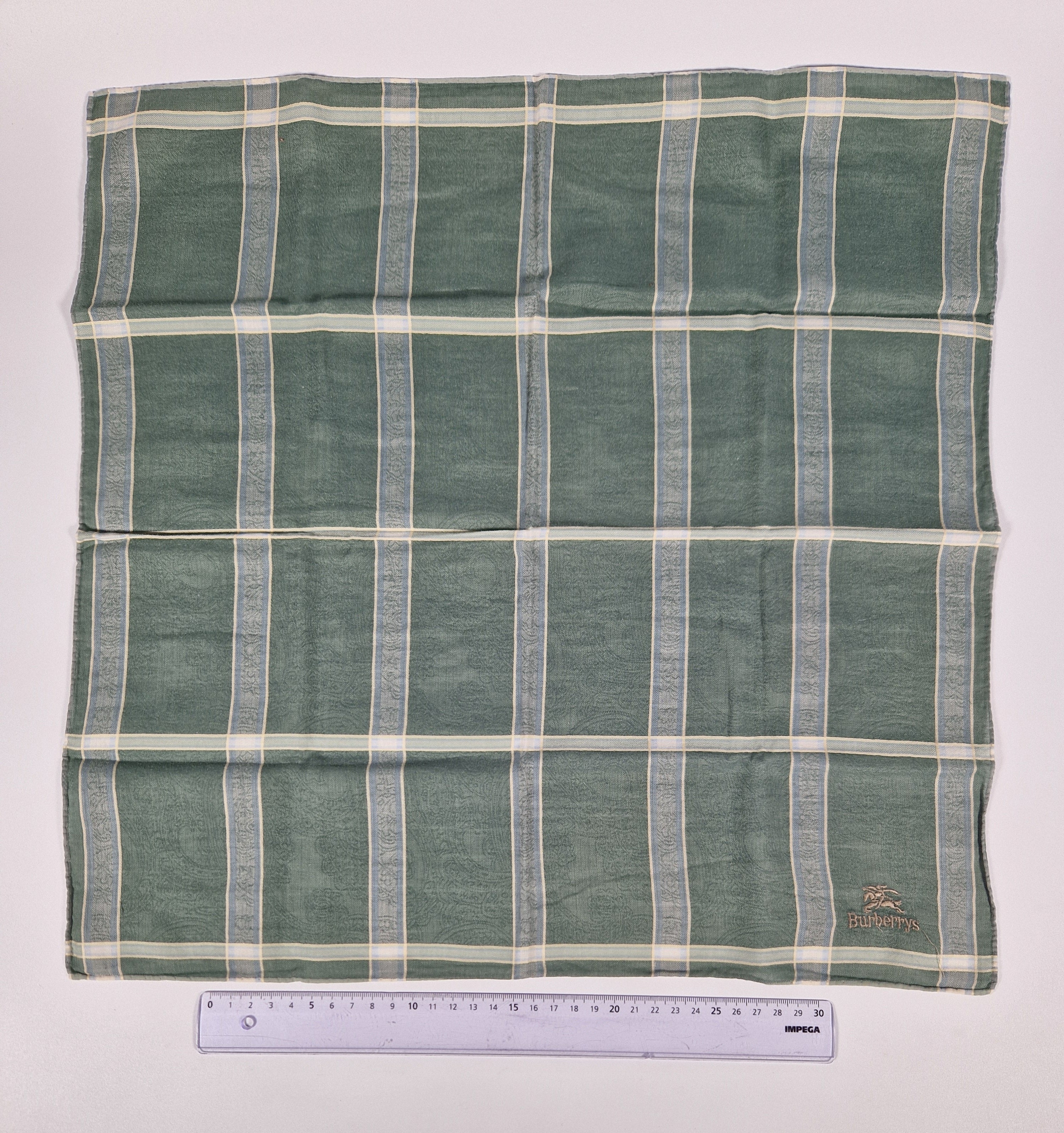Vintage Burberrys cotton handkerchief.
