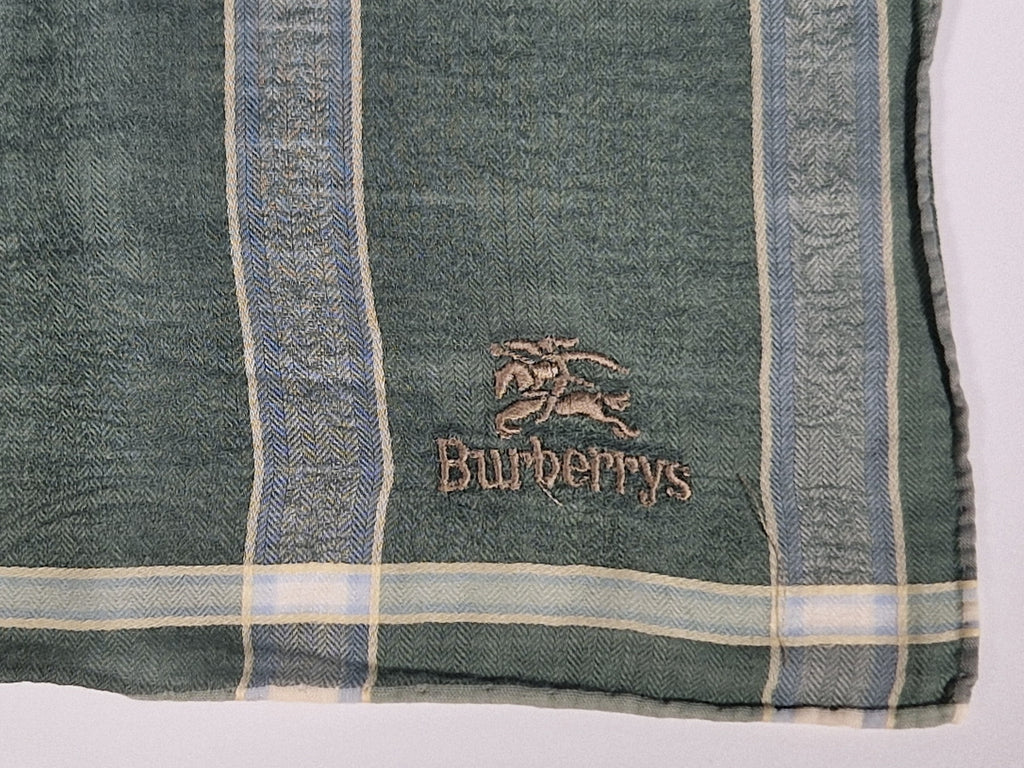 Vintage Burberrys cotton handkerchief.