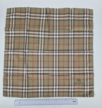 Vintage Burberry cotton handkerchief.