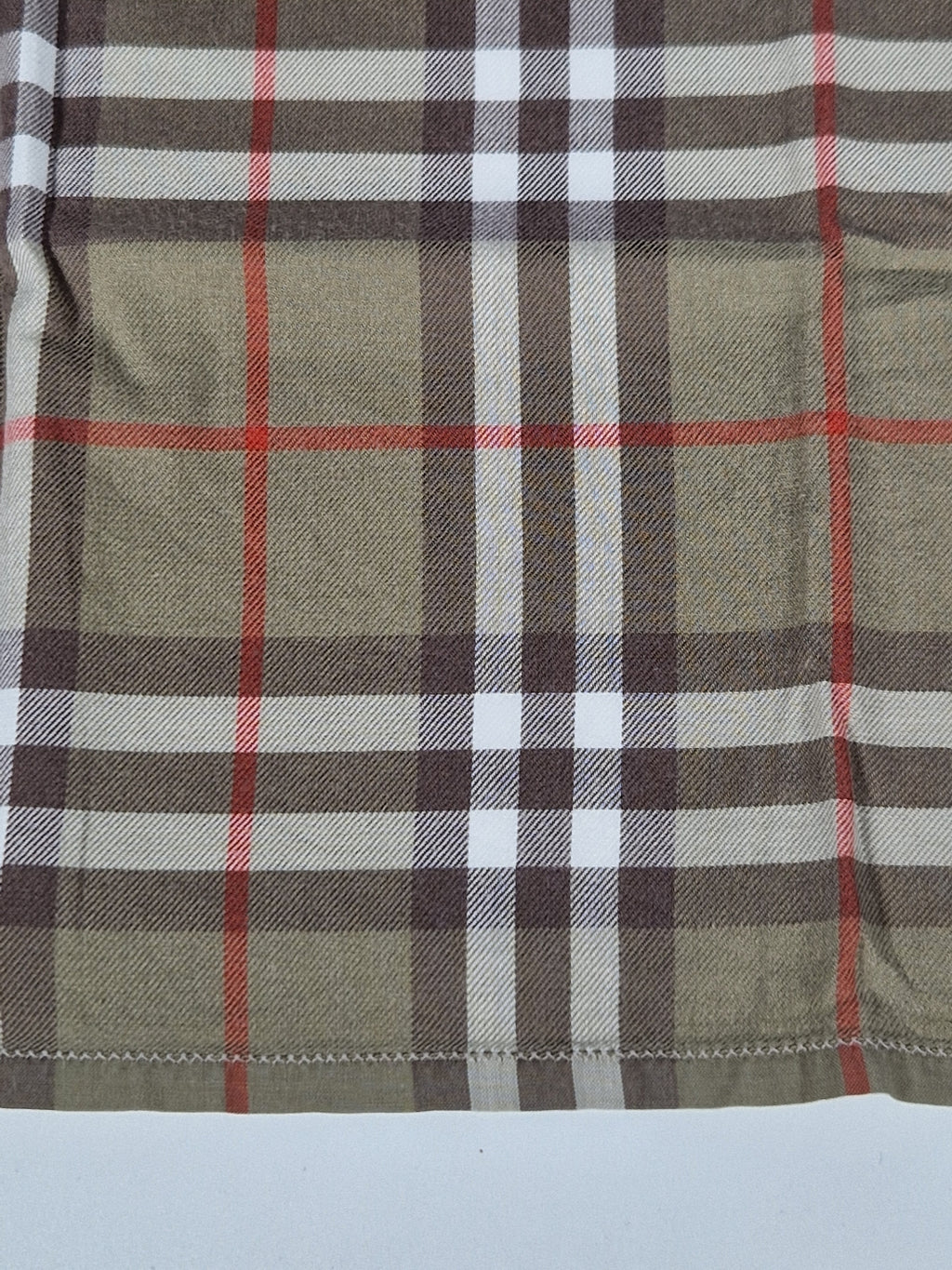 Vintage Burberry cotton handkerchief.