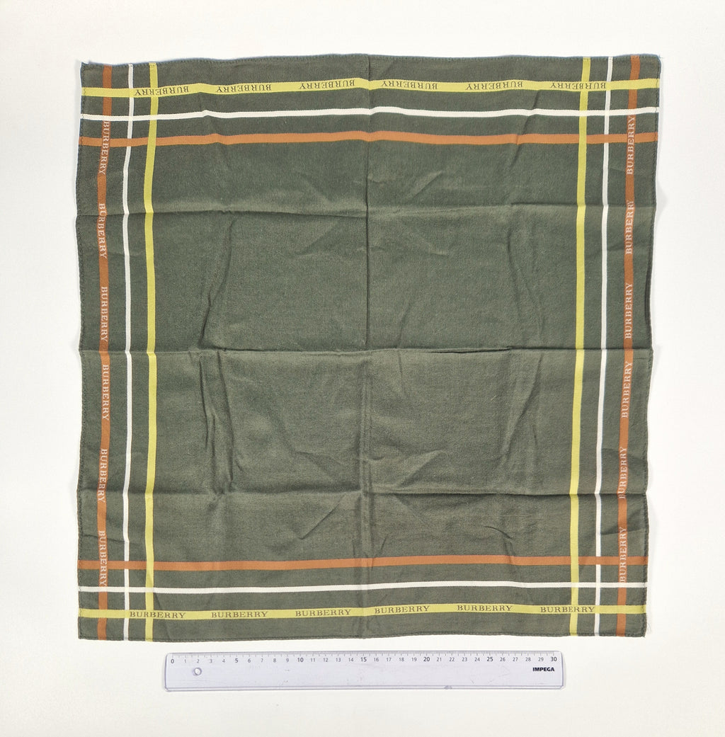 Vintage Burberry cotton handkerchief.