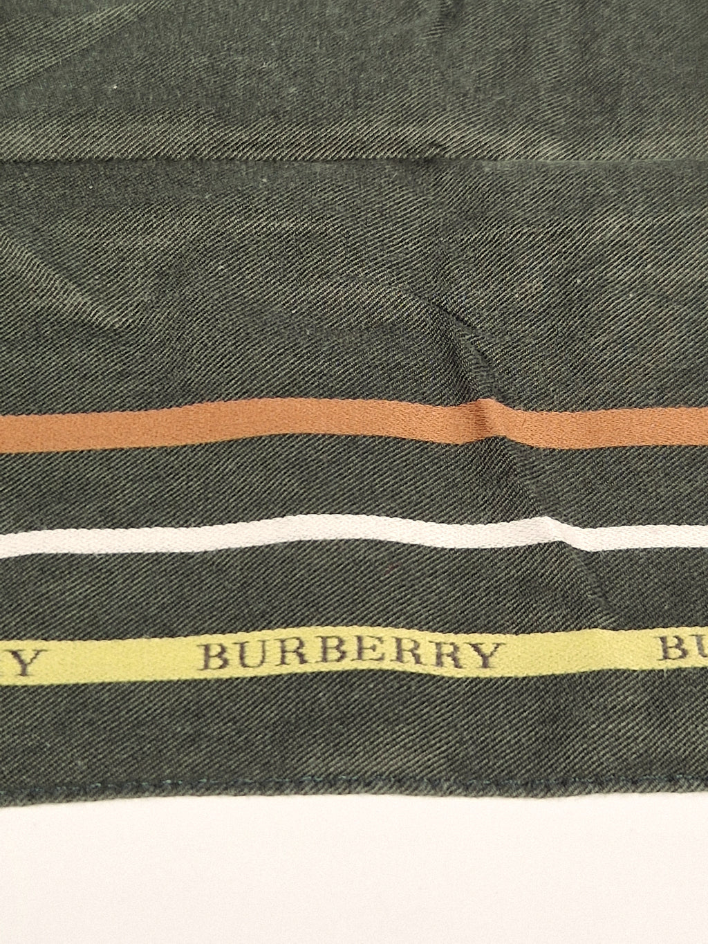 Vintage Burberry cotton handkerchief.
